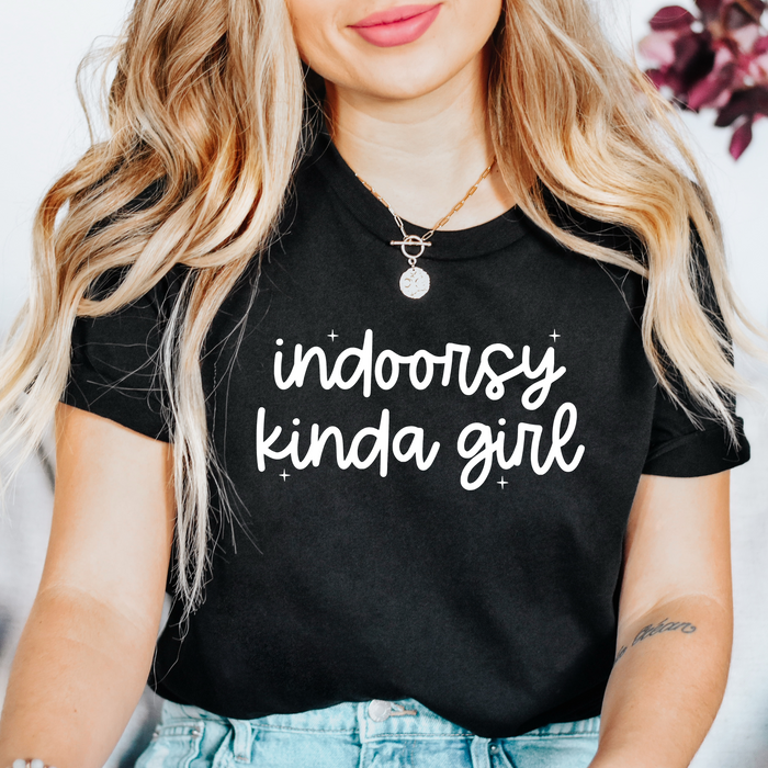 Indoorsy Kinda Girl Tee