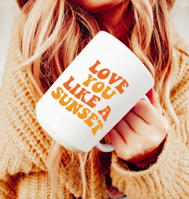 Love You Like A Sunset 15oz