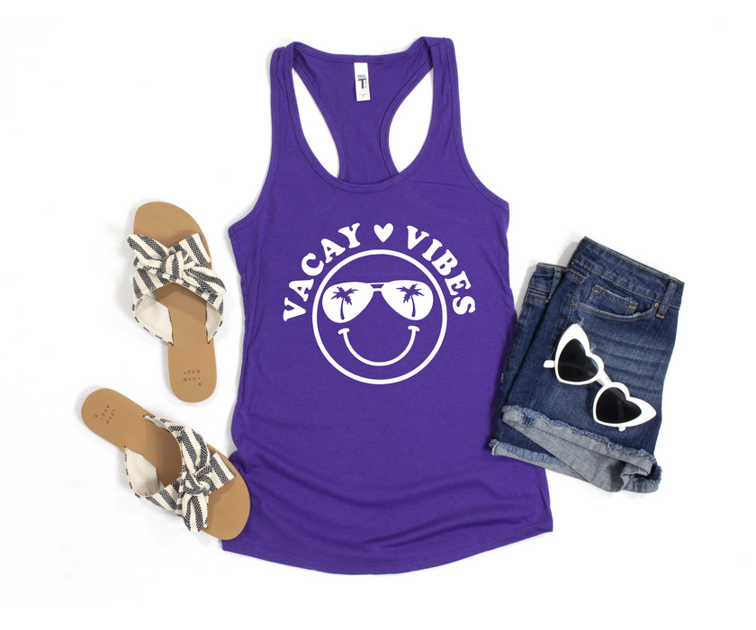 Vacay Vibes Racerback Tank