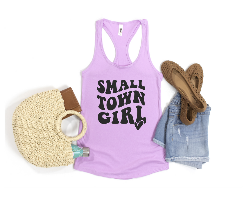 Small Town Girl Racerback Tank