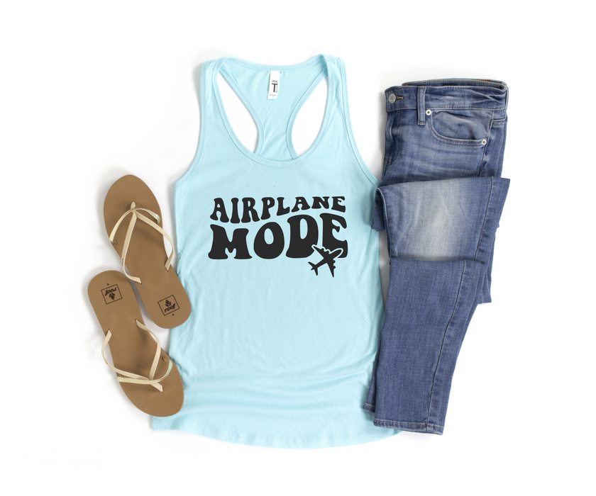 Airplane Mode Racerback Tank